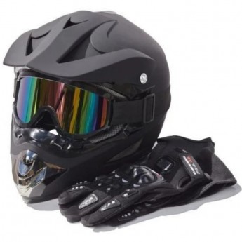 Шлем защитный KUGOO + перчатки (набор) Шлем защитный KUGOO + перчатки (набор)